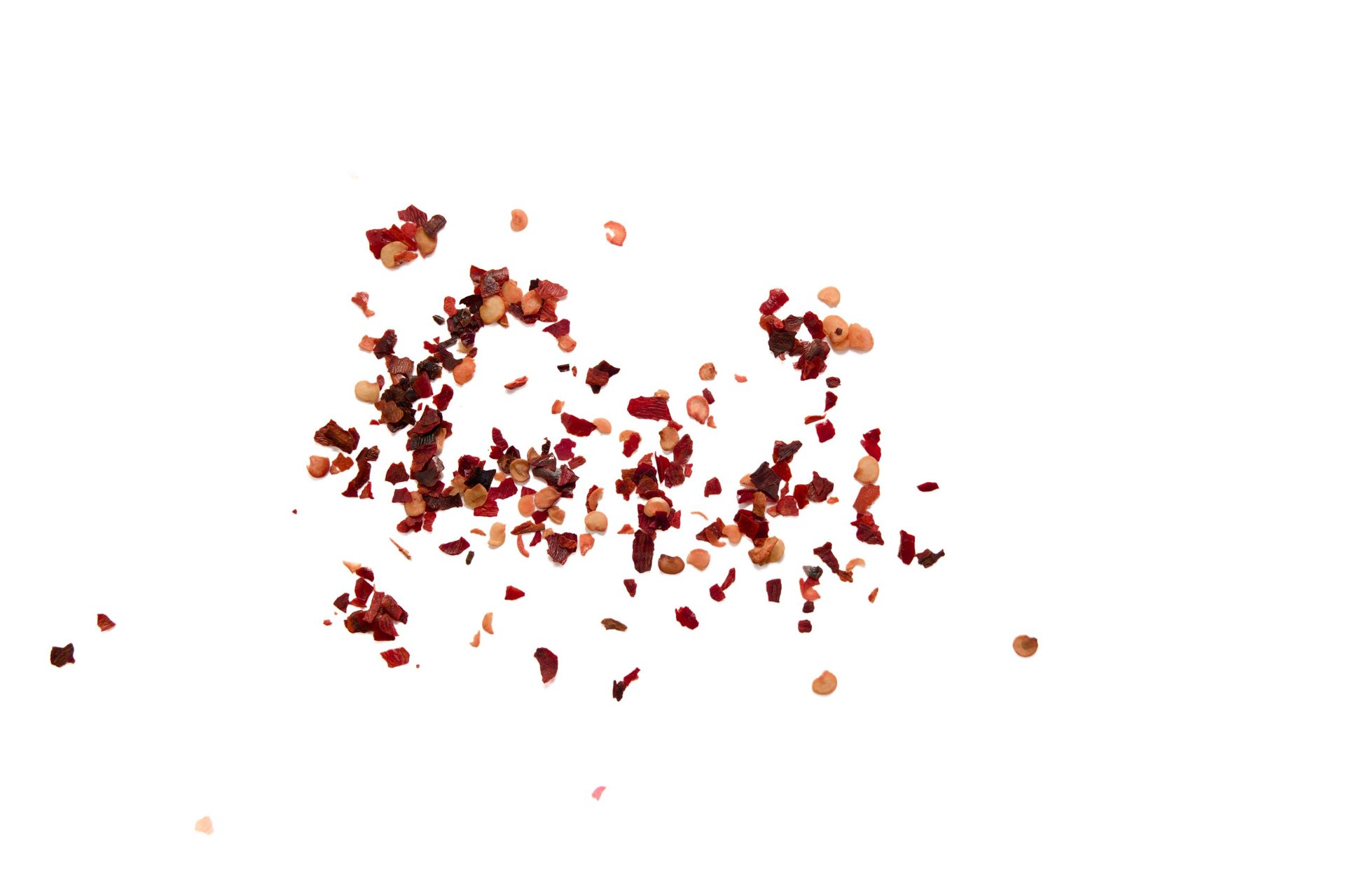 Various dried chili flakes