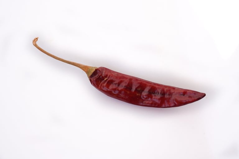 African Bird's Eye dried chili