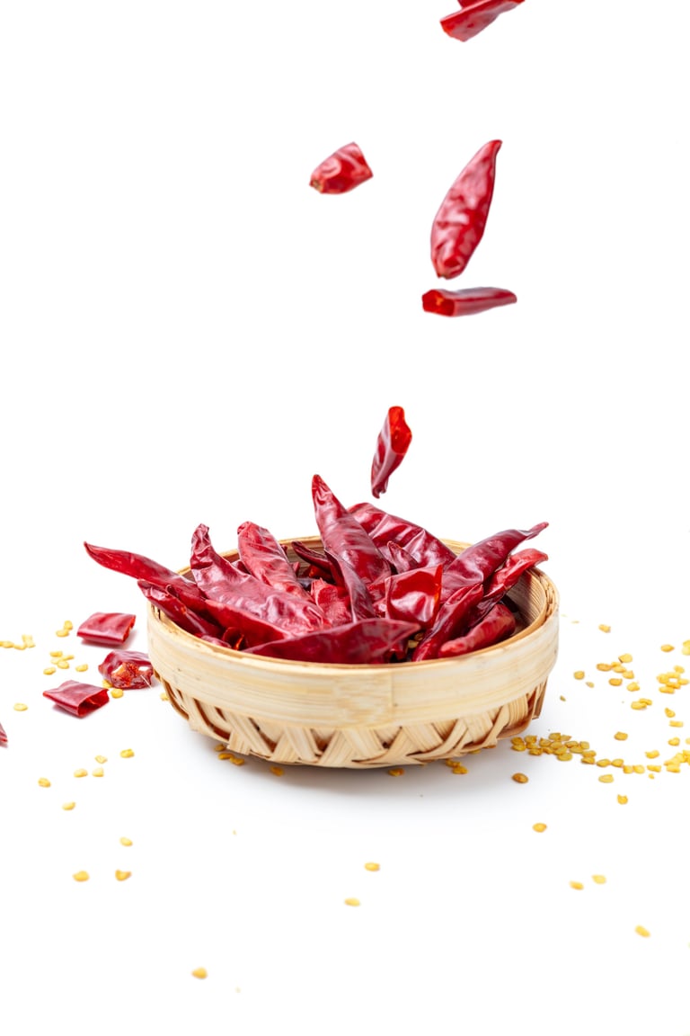 Dried chili peppers