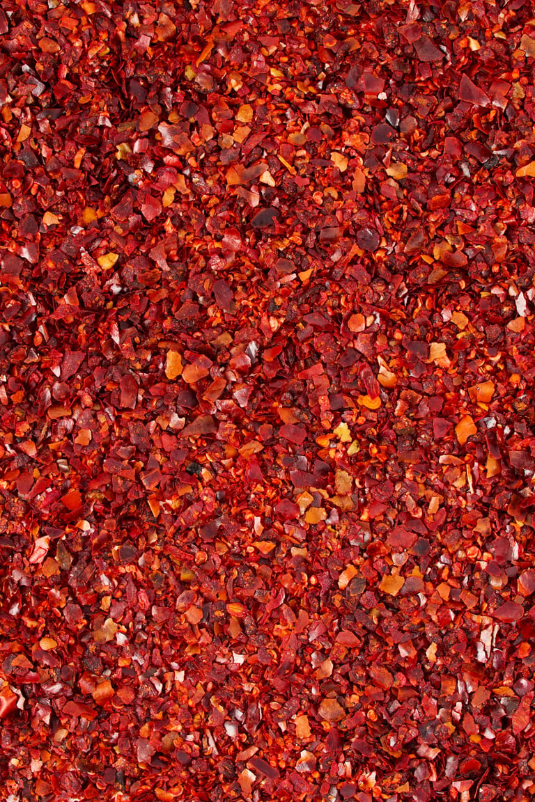 Crushed red pepper flakes